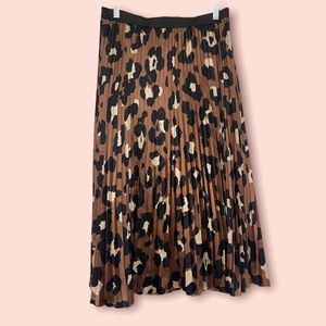 Womens Long Skirt MULTI LEOPARD Medium